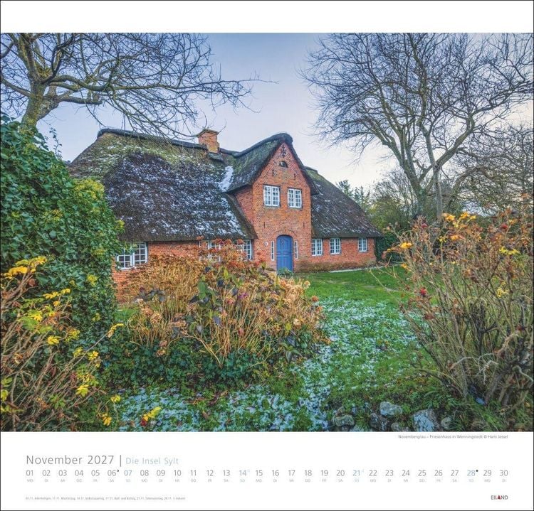Produktbild: Die Insel Sylt Edition Kalender 2027 - Hans Jessel