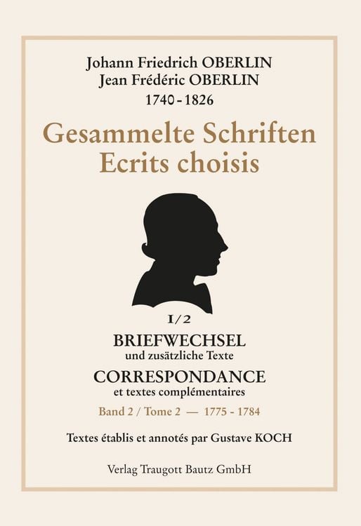 Produktbild: Johann Friedrich Oberlin 1740-1826, Gesammelte Schriften