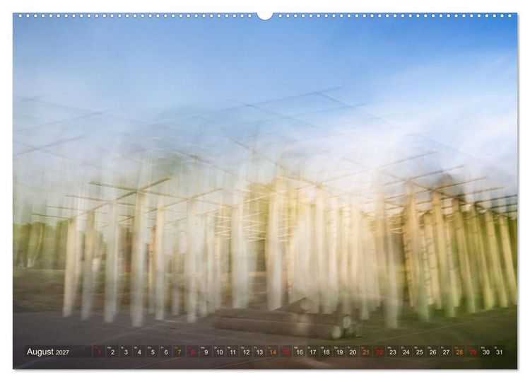 Produktbild: Experimentelle Fotografie - Schl&ouml;sser und Parks in Stuttgart (Wandkalender 2027 DIN A2 quer), CALVENDO Monatskalender