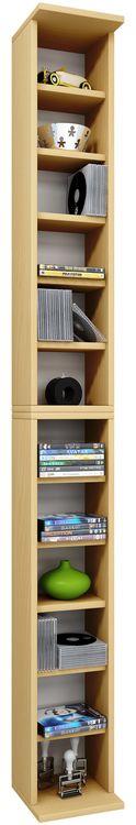 Produktbild: Holz CD DVD Stand Aufbewahrung Deko Regal Bigol