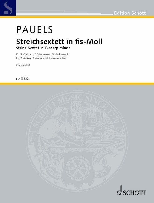 Produktbild: Streichsextett in fis-Moll