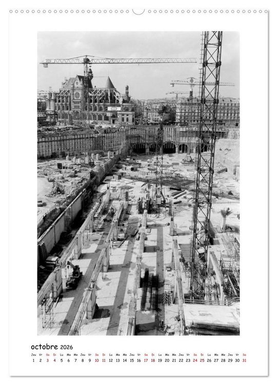 Produktbild: Visage de Paris, ann&eacute;es 1970 (Calendrier mural 2026 DIN A2 horizontal), CALVENDO calendrier mensuel