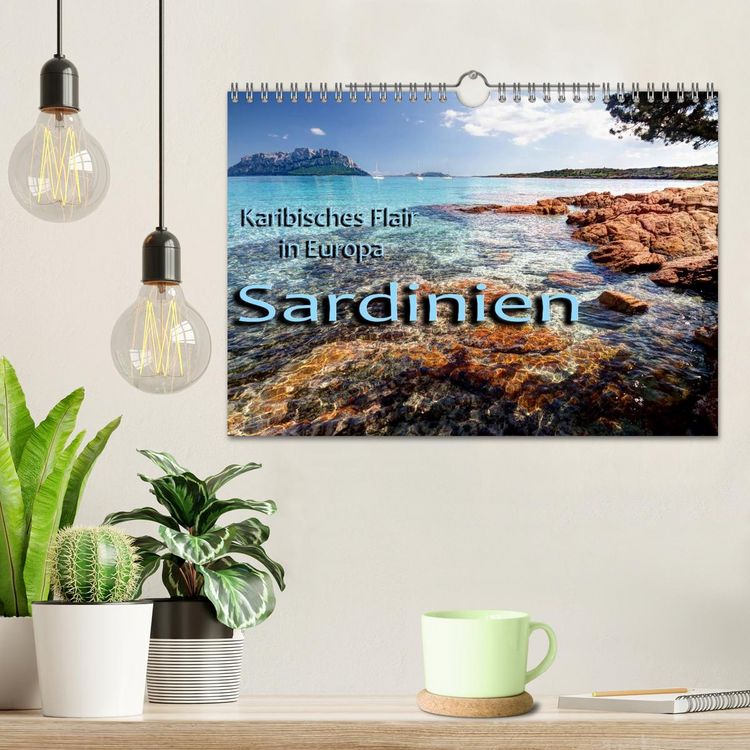 Produktbild: Sardinien / CH-Version (Wandkalender 2026 DIN A4 quer), CALVENDO Monatskalender
