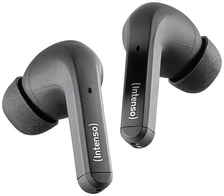 Produktbild: Intenso T300A In Ear Headset Bluetooth&reg; Stereo Schwarz Noise Cancelling Batterieladeanzeige, Headset, Ladecase, Touch-Steuerung