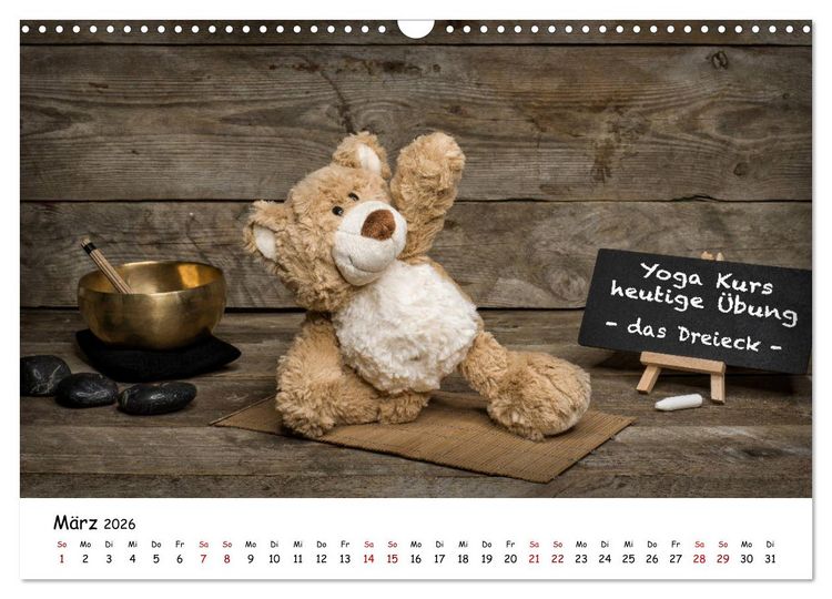 Produktbild: Eddy, der Teddy (Wandkalender 2026 DIN A3 quer), CALVENDO Monatskalender