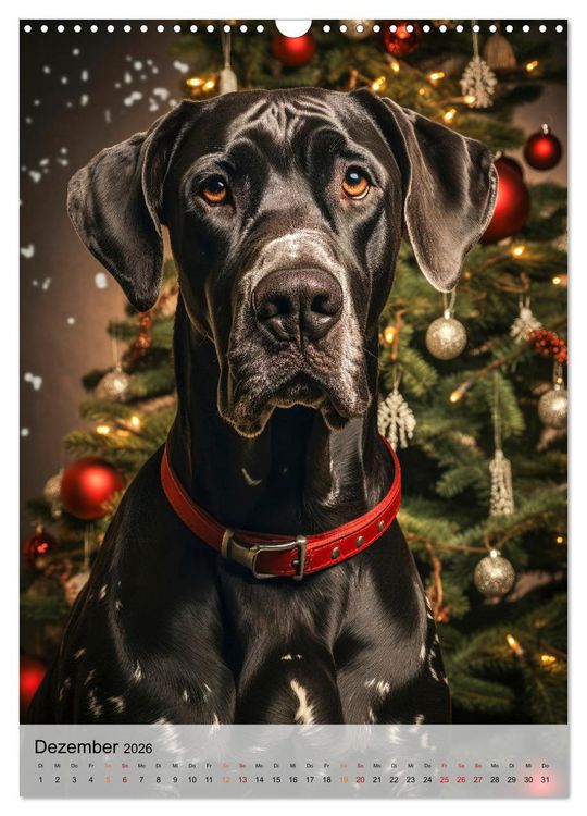 Produktbild: Deutsche Dogge - freundlicher Riese (Wandkalender 2026 DIN A3 hoch), CALVENDO Monatskalender