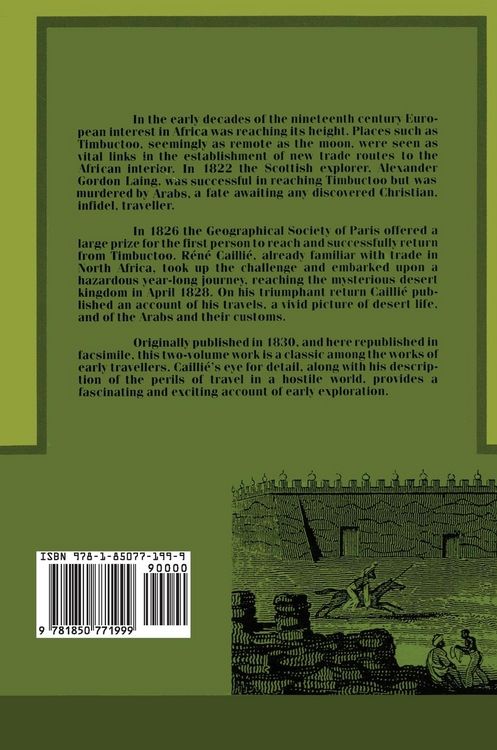 Produktbild: Travels Through Central Africa to Timbuctoo