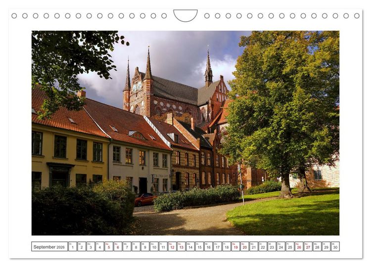 Produktbild: Unser sch&ouml;nes Wismar (Wandkalender 2026 DIN A4 quer), CALVENDO Monatskalender