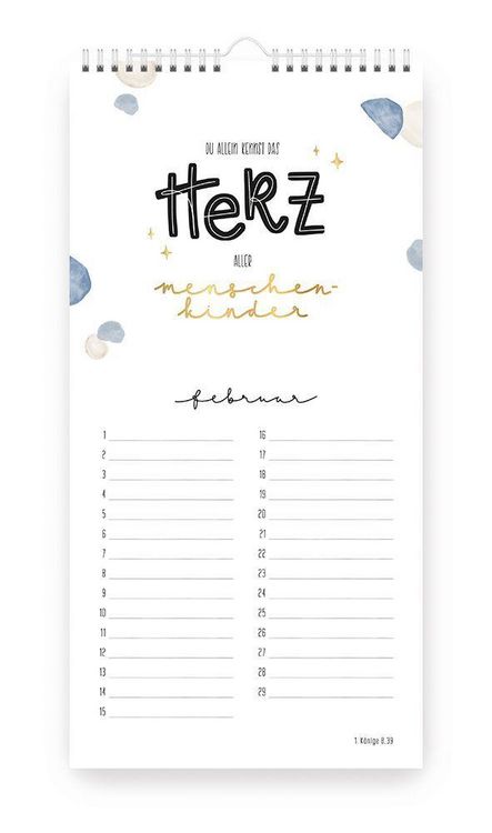 Produktbild: Himmelsgl&uuml;ck Geburtstagskalender