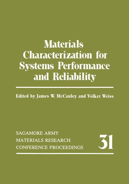 Produktbild: Materials Characterization for Systems Performance and Reliability
