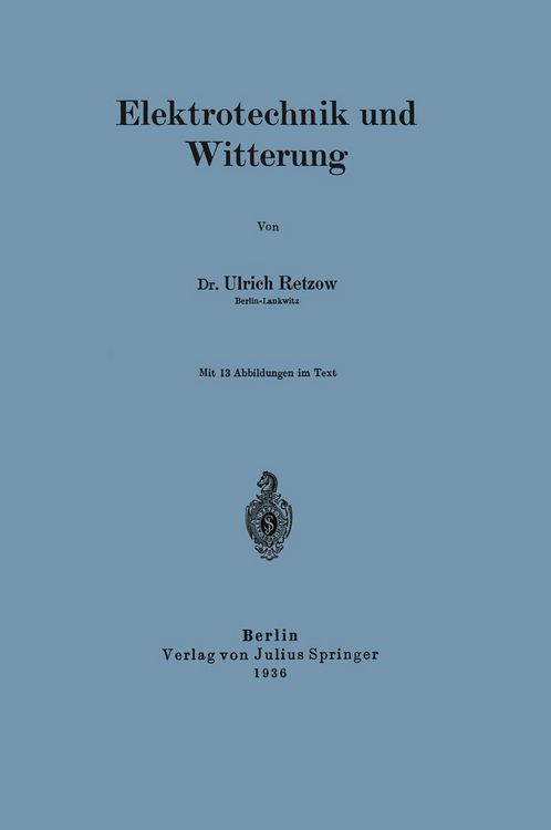 Produktbild: Elektrotechnik und Witterung