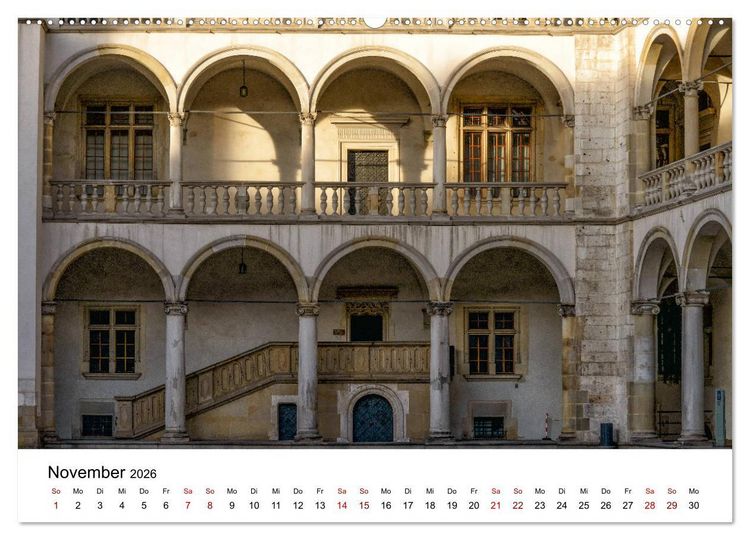 Produktbild: Krakau - die sch&ouml;nste Stadt Polens (Wandkalender 2026 DIN A2 quer), CALVENDO Monatskalender