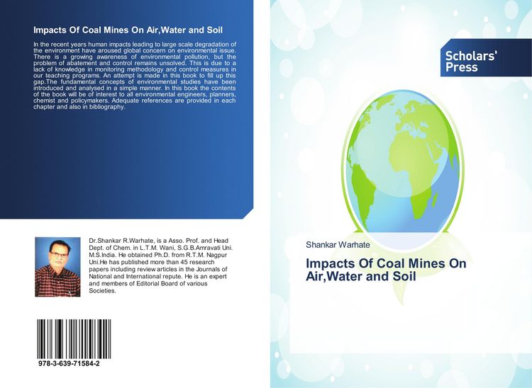 Produktbild: Impacts Of Coal Mines On Air,Water and Soil