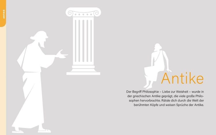 Produktbild: Die gro&szlig;en Philosophen I Wissen in R&auml;tseln