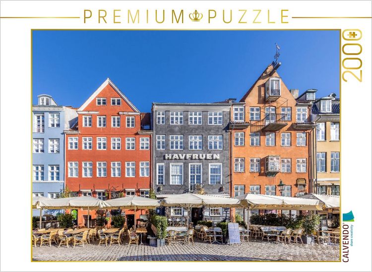 Produktbild: CALVENDO Puzzle Nyhavn Uferpromenade | 2000 Teile Lege-Gr&ouml;&szlig;e 90x67cm Foto-Puzzle f&uuml;r gl&uuml;ckliche Stunden