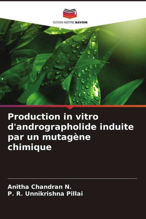 Produktbild: Production in vitro d'andrographolide induite par un mutag&egrave;ne chimique