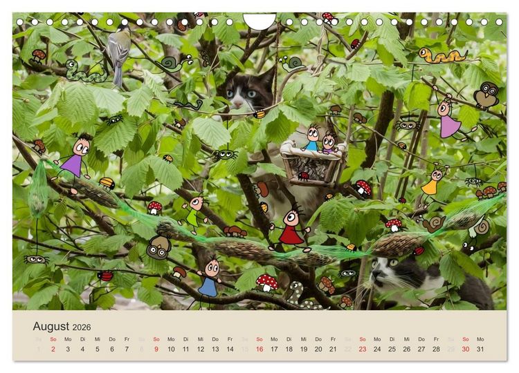 Produktbild: Das Leben der kleinen Pankies (Wandkalender 2026 DIN A4 quer), CALVENDO Monatskalender