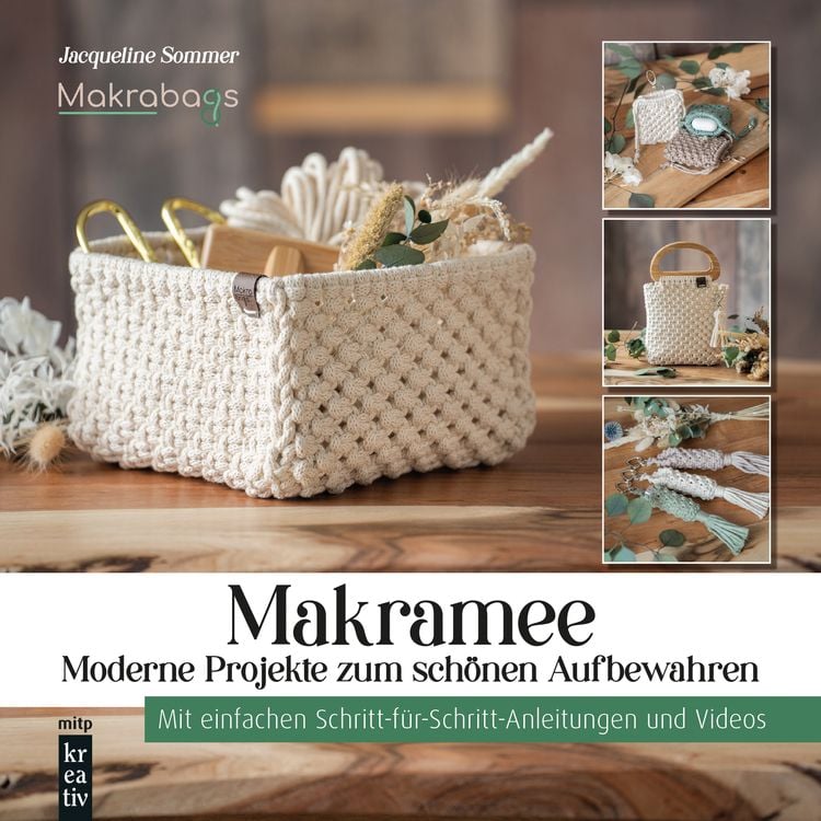 Bild vom Artikel Makramee - Moderne Projekte zum schönen Aufbewahren vom Autor Jacqueline Sommer