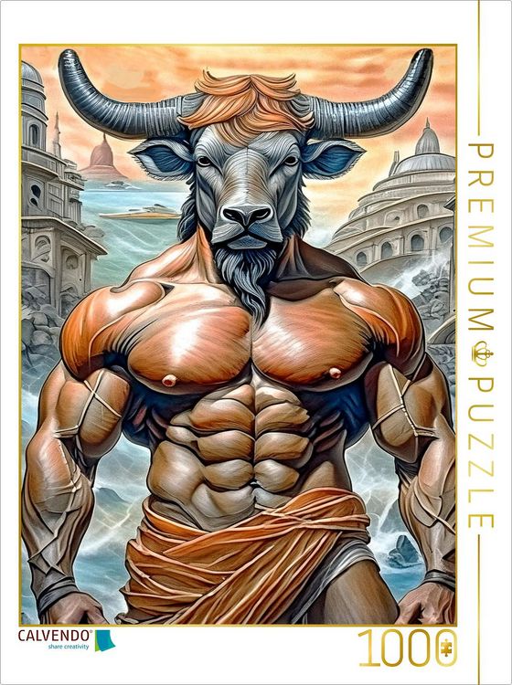 Produktbild: CALVENDO Puzzle Minotaurus | 1000 Teile Lege-Gr&ouml;&szlig;e 64x48cm Foto-Puzzle f&uuml;r gl&uuml;ckliche Stunden