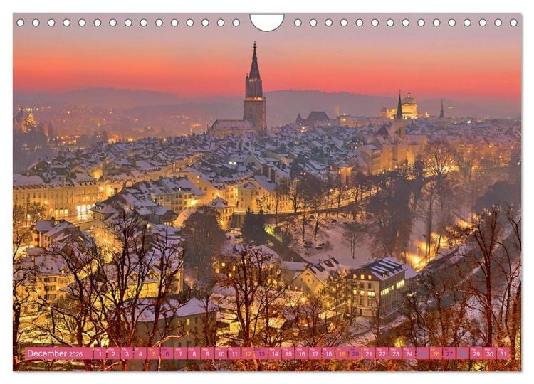 Produktbild: Amazing Berne - Switzerland (Wall Calendar 2026 DIN A4 landscape), CALVENDO 12 Month Wall Calendar