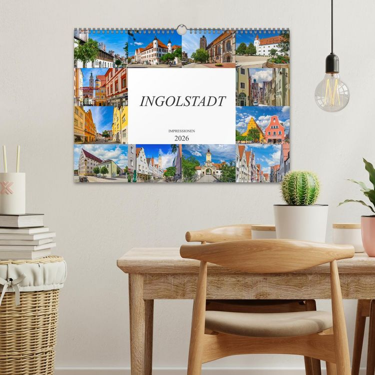Produktbild: Ingolstadt Impressionen (Wandkalender 2026 DIN A3 quer), CALVENDO Monatskalender