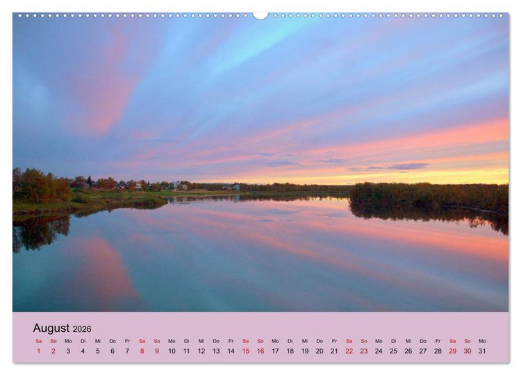 Produktbild: Lichtstimmungen des Nordens (hochwertiger Premium Wandkalender 2026 DIN A2 quer), Kunstdruck in Hochglanz