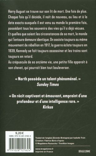 Produktbild: Les quinze premi&egrave;res vies d'Harry August