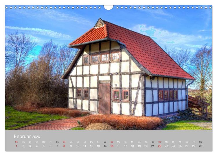 Produktbild: Unbekanntes Ostwestfalen (Wandkalender 2026 DIN A3 quer), CALVENDO Monatskalender