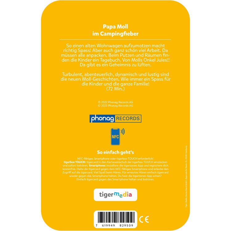 Produktbild: Tigercard - Papa Moll im Campingfieber