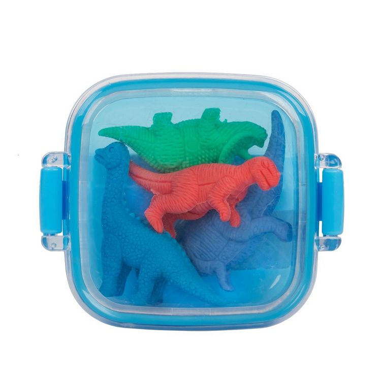 Produktbild: Idena Radierer Dinosaurier 4 St&uuml;ck Box