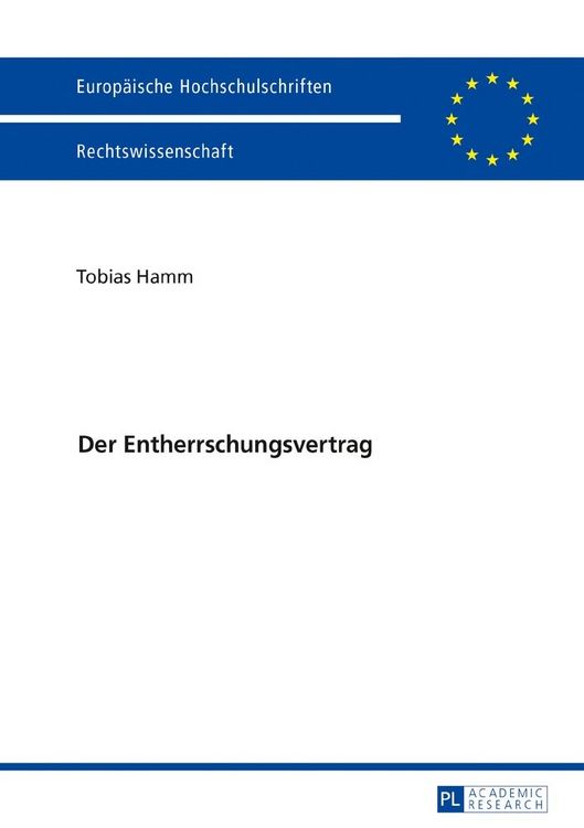 Produktbild: Der Entherrschungsvertrag