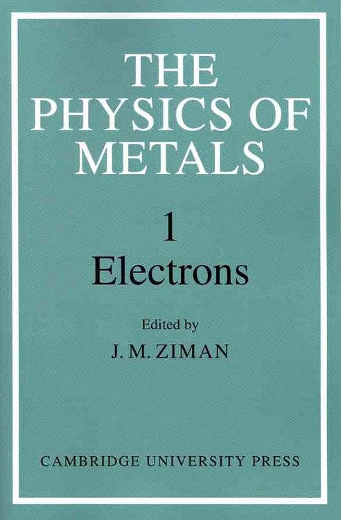 Produktbild: The Physics of Metals