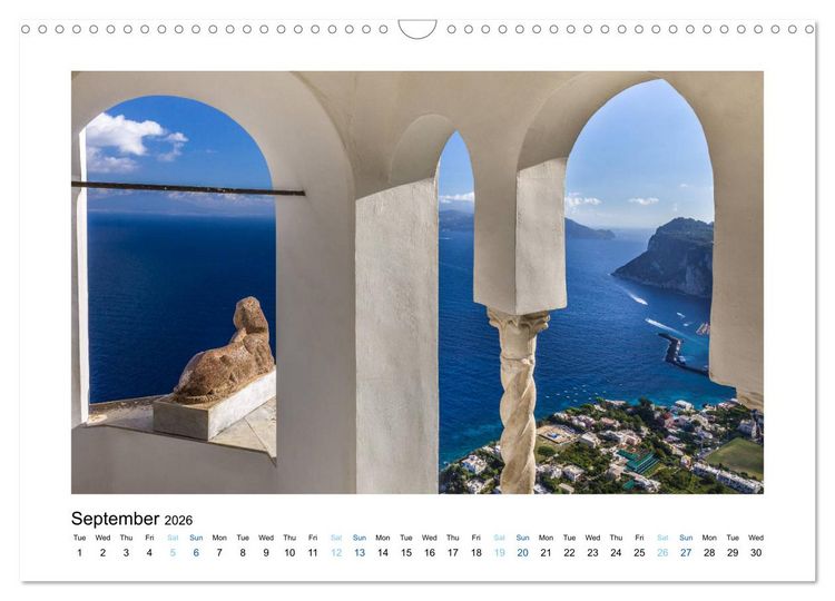 Produktbild: Dream Islands Capri and Ischia (Wall Calendar 2026 DIN A3 landscape), CALVENDO 12 Month Wall Calendar