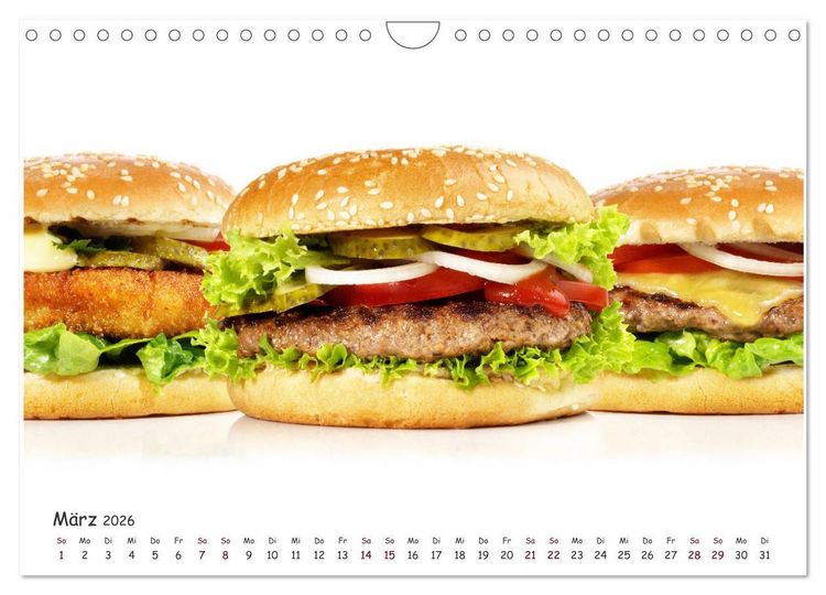 Produktbild: Food Panorama - K&uuml;chenkalender 2026 (Wandkalender 2026 DIN A4 quer), CALVENDO Monatskalender