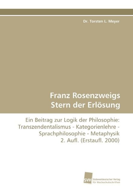Produktbild: Meyer, D: Franz Rosenzweigs Stern der Erl&ouml;sung