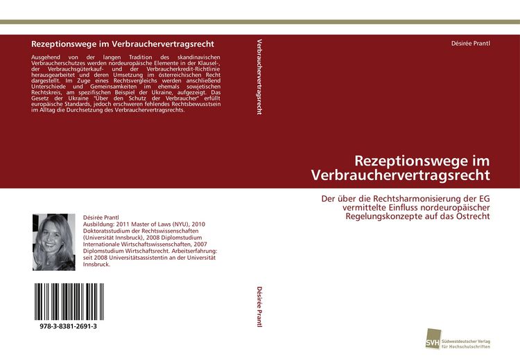 Produktbild: Rezeptionswege im Verbrauchervertragsrecht