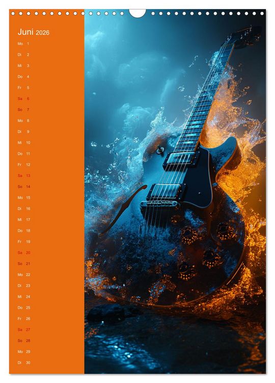 Produktbild: Strings & Dreams: Ein Jahr musikalischer Inspiration (Wandkalender 2026 DIN A3 hoch), CALVENDO Monatskalender