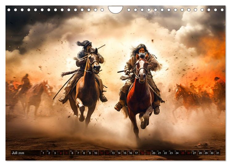 Produktbild: Abenteuer im Wilden Westen (Wandkalender 2026 DIN A4 quer), CALVENDO Monatskalender