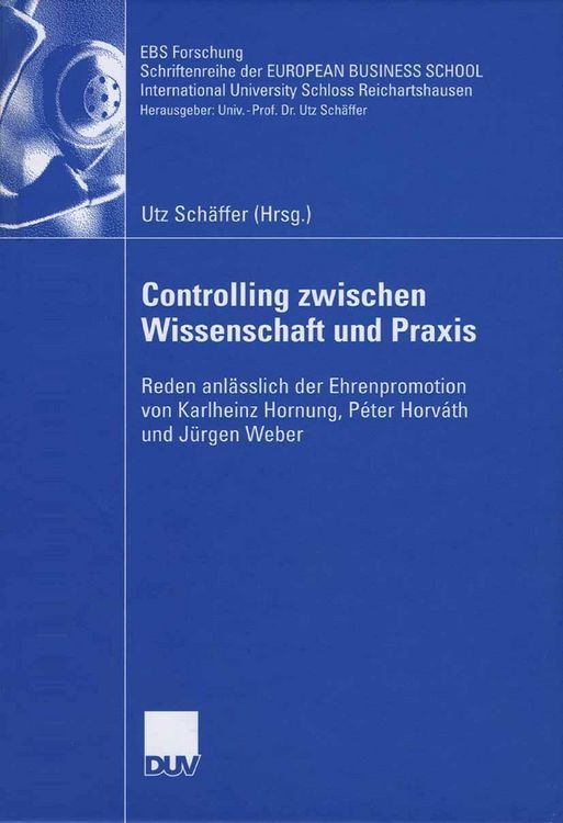 Produktbild: Controlling zwischen Wissenschaft und Praxis