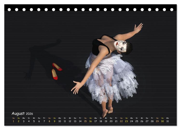 Produktbild: Sch&ouml;ne Scheinwelt (Tischkalender 2026 DIN A5 quer), CALVENDO Monatskalender