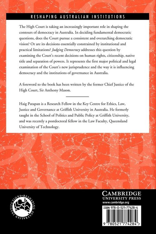 Produktbild: Judging Democracy
