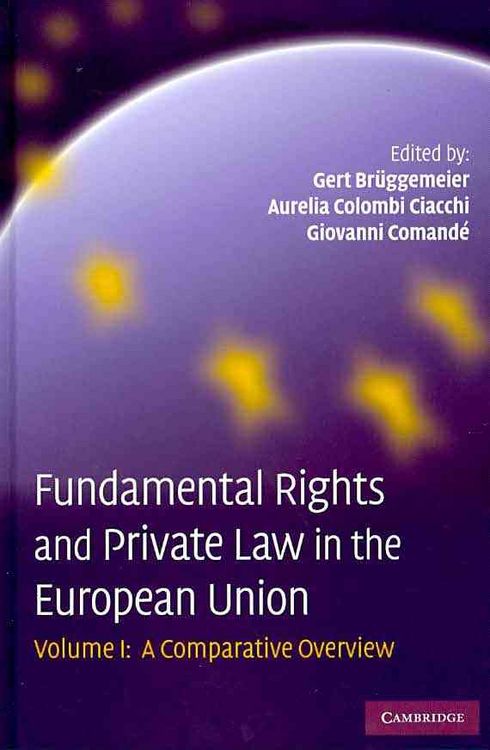 Produktbild: Colombi Ciacchi, A: Fundamental Rights and Private Law in th