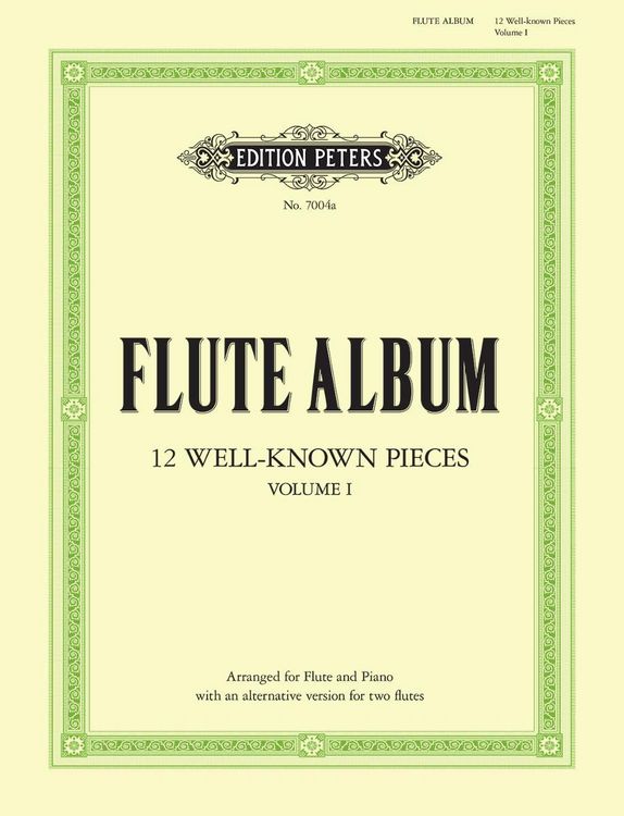 Produktbild: Flute Album -- 12 Well-Known Pieces (Arr. for Flute & Piano
