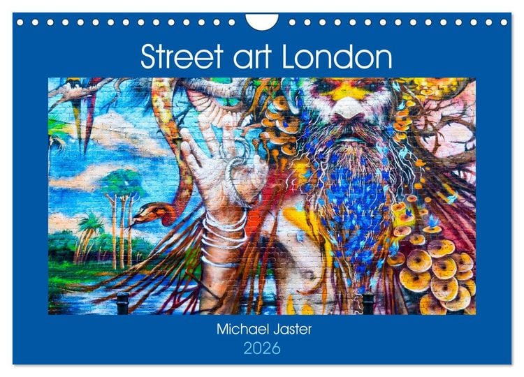 Produktbild: Street art London Michael Jaster (Wandkalender 2026 DIN A4 quer), CALVENDO Monatskalender