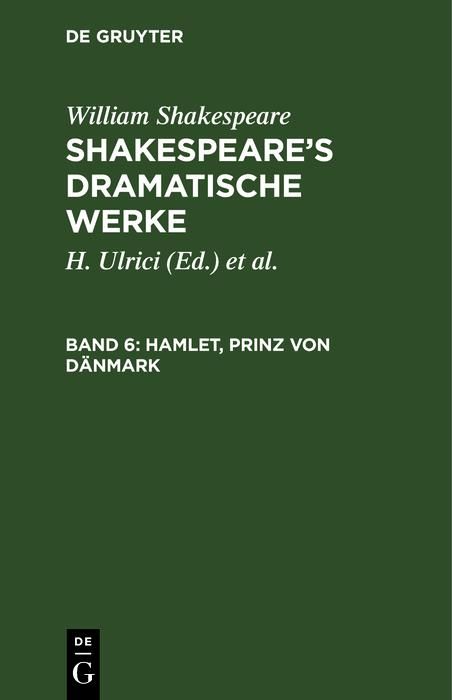 Produktbild: Hamlet, Prinz von D&auml;nmark