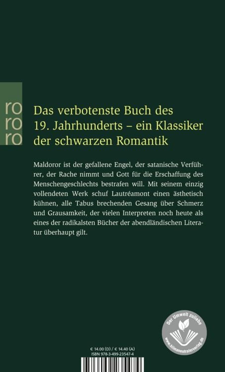 Produktbild: Die Ges&auml;nge des Maldoror