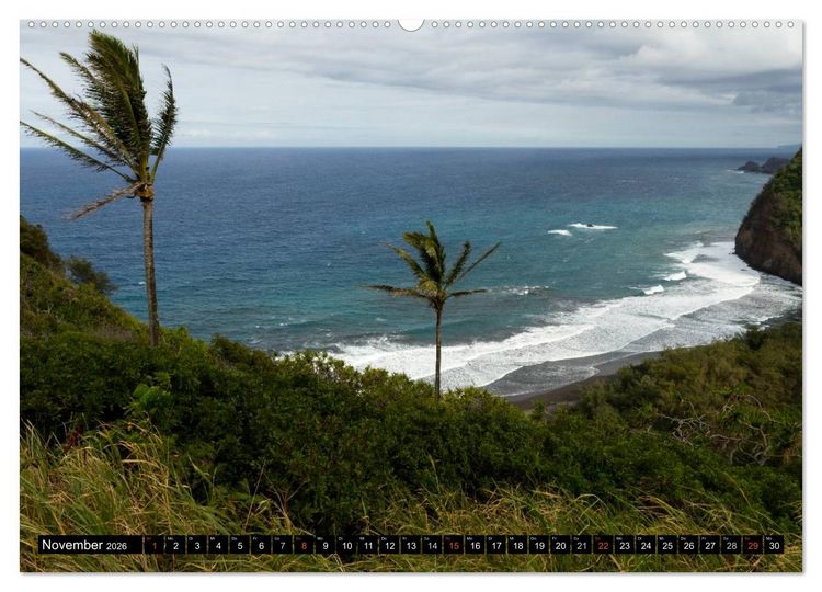 Produktbild: Hawai'i - Teil 2 (Wandkalender 2026 DIN A2 quer), CALVENDO Monatskalender