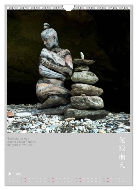 Produktbild: wabi sabi moe - hinrei&szlig;end vergammelt erotisch - Akt/Bodypainting (Wandkalender 2026 DIN A4 hoch), CALVENDO Monatskalender