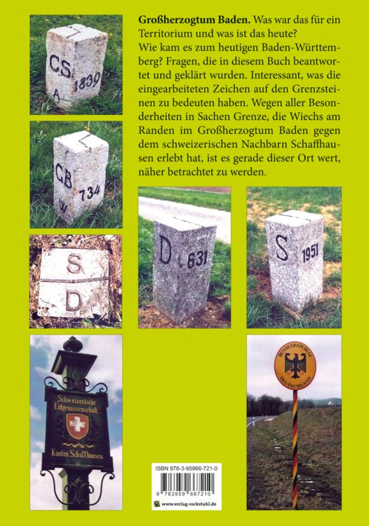 Produktbild: Grenzsteine um die Ortschaft Wiechs am Randen im Gro&szlig;herzogtum Baden