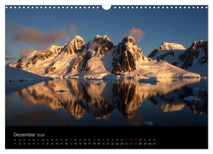 Produktbild: Antarktische Impressionen (Wandkalender 2026 DIN A3 quer), CALVENDO Monatskalender